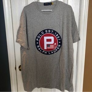 Polo Ralph Lauren Big Patch P American Flag Tee